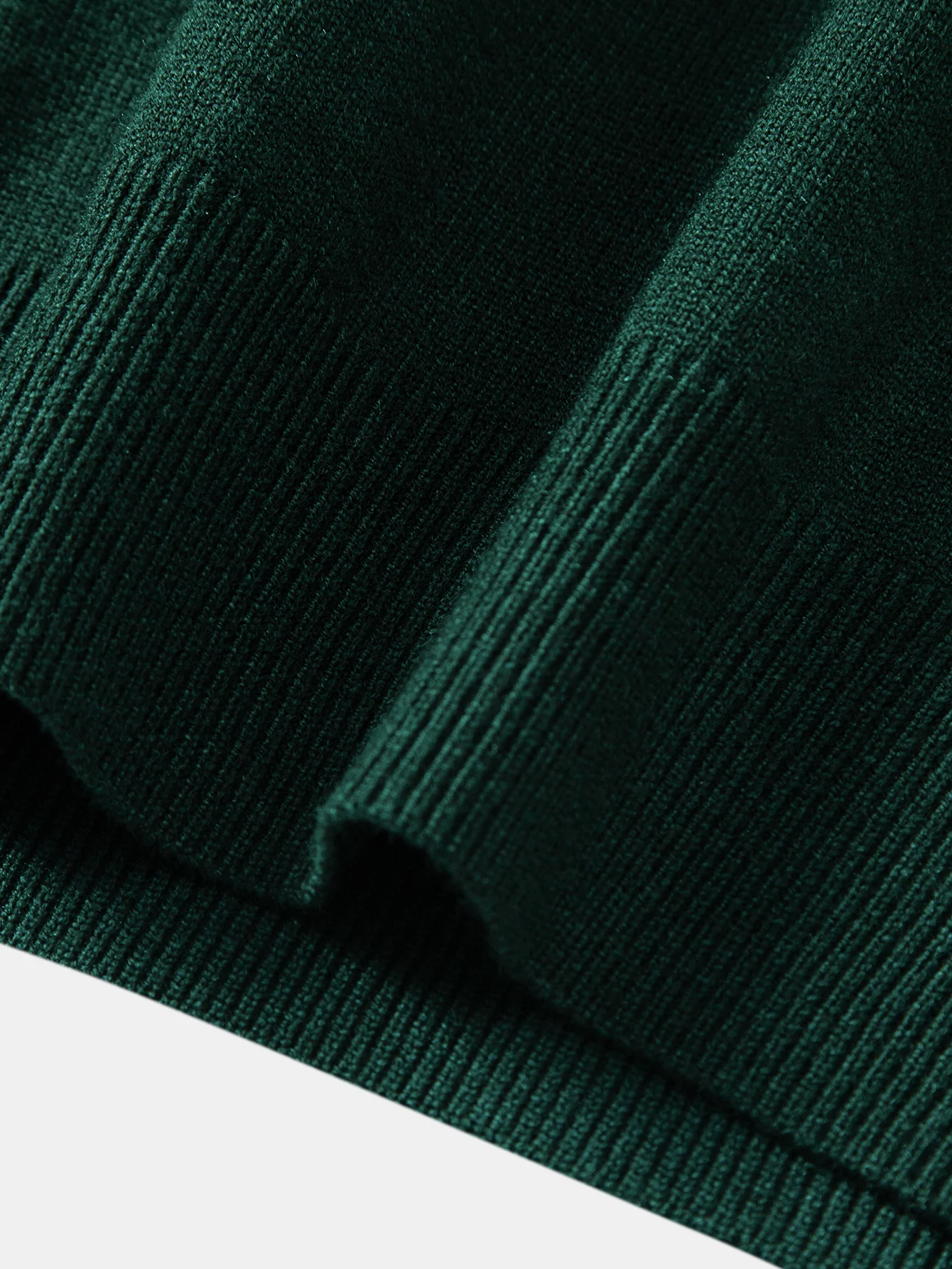 Langarm Farbblock Strick Poloshirts Shirt - Image 12