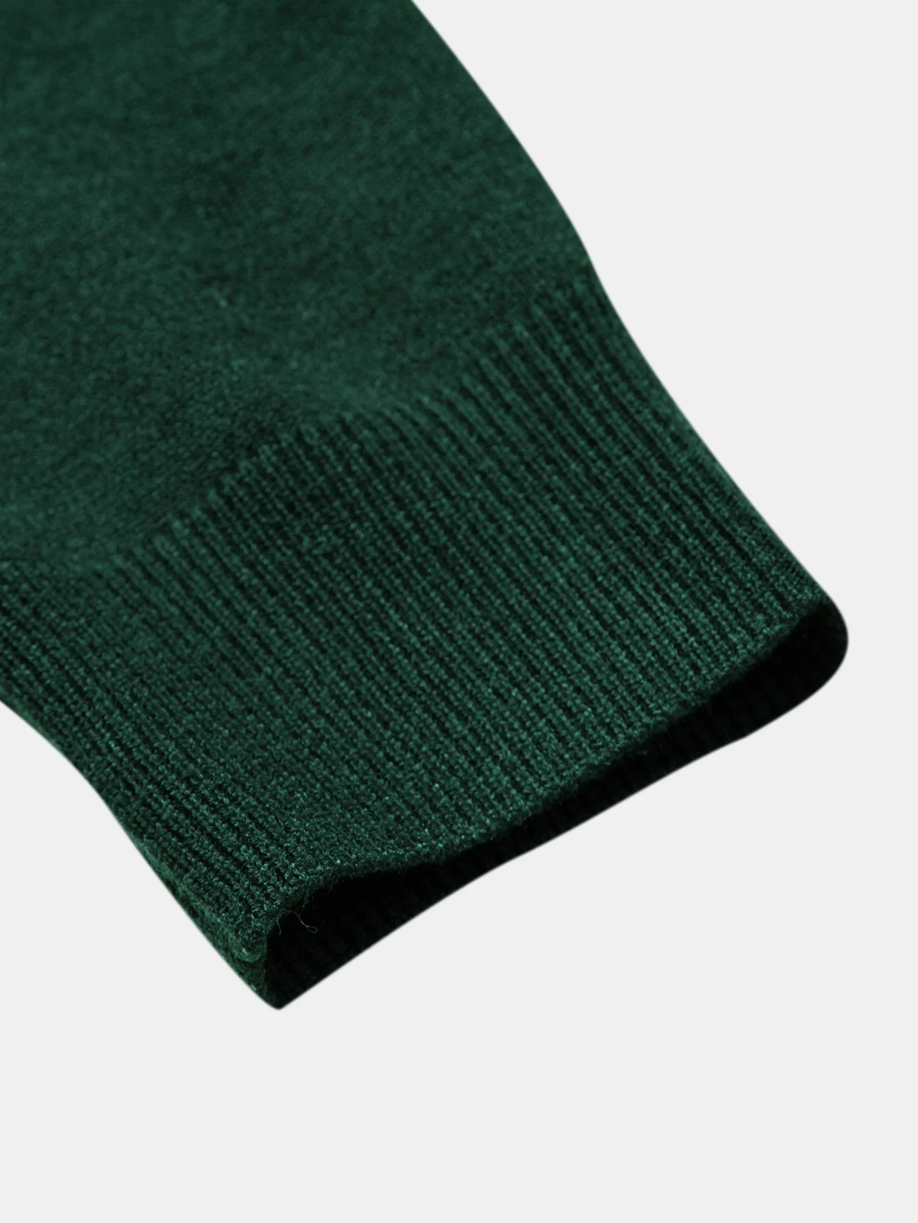 Langarm Farbblock Strick Poloshirts Shirt - Image 14