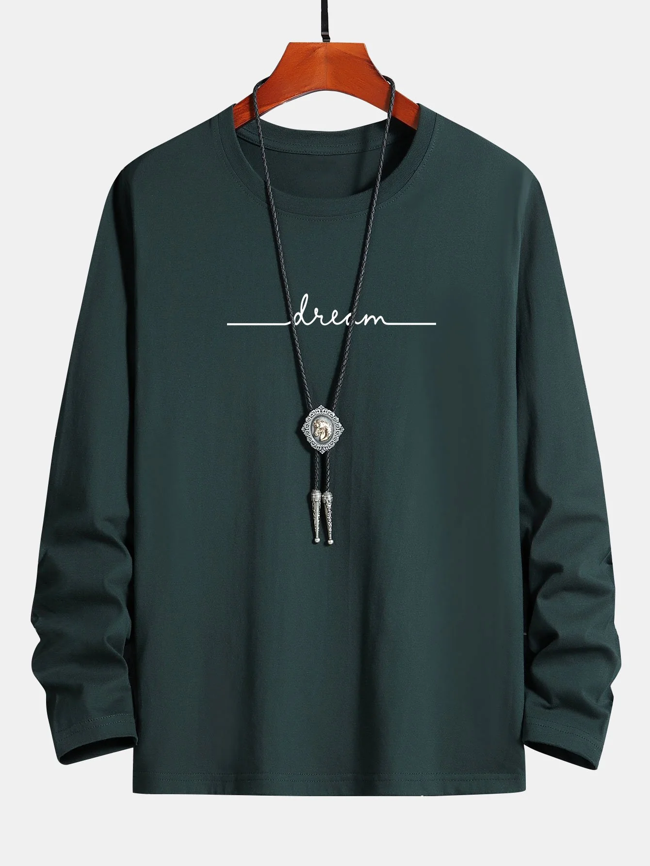 Langarm-Traumdruck Baumwoll-T-Shirt - Image 6