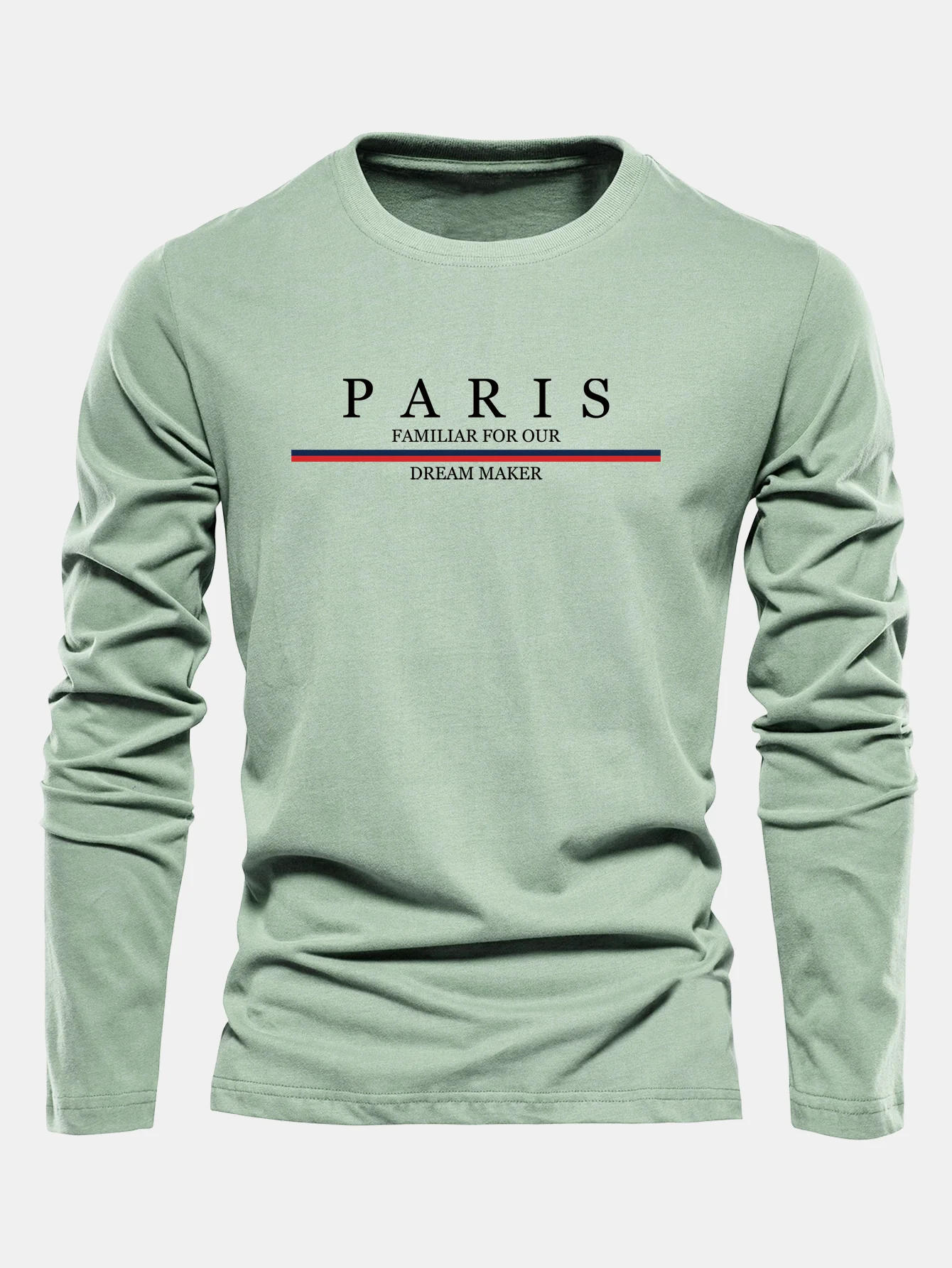 Langarm Paris Druck Baumwoll-T-Shirt - Image 10