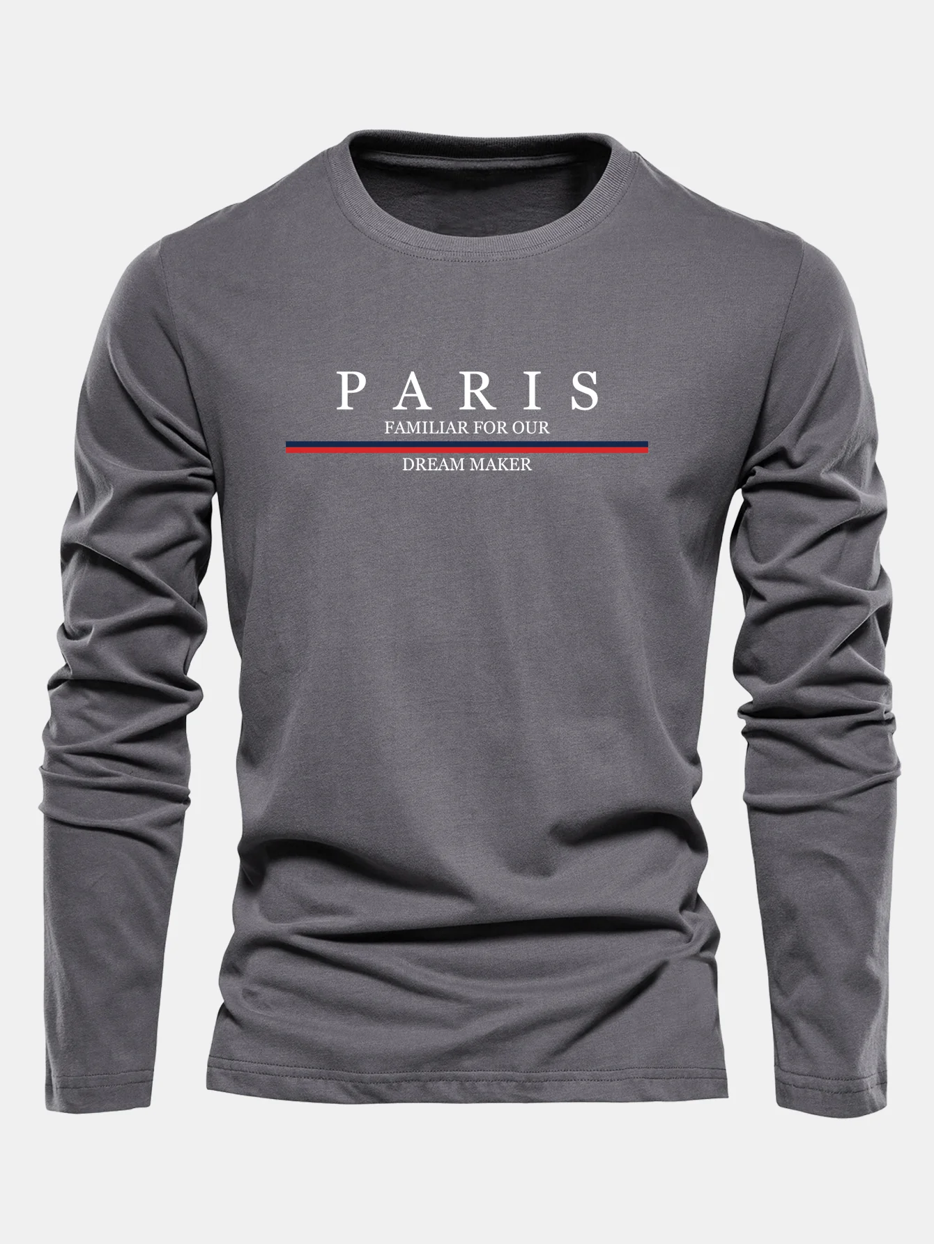 Langarm Paris Druck Baumwoll-T-Shirt - Image 9