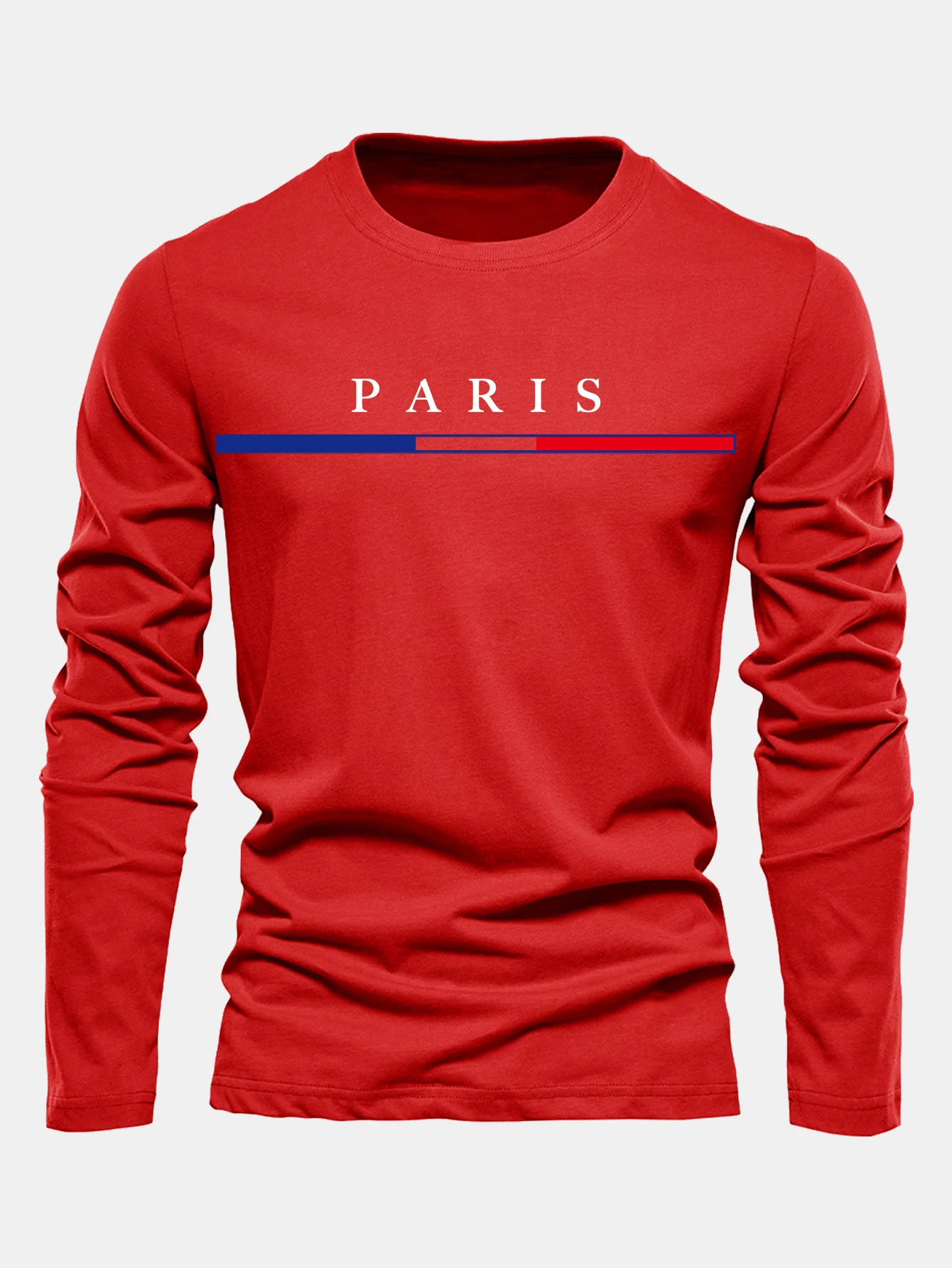 Langarm Paris Druck Baumwoll-T-Shirt - Image 6