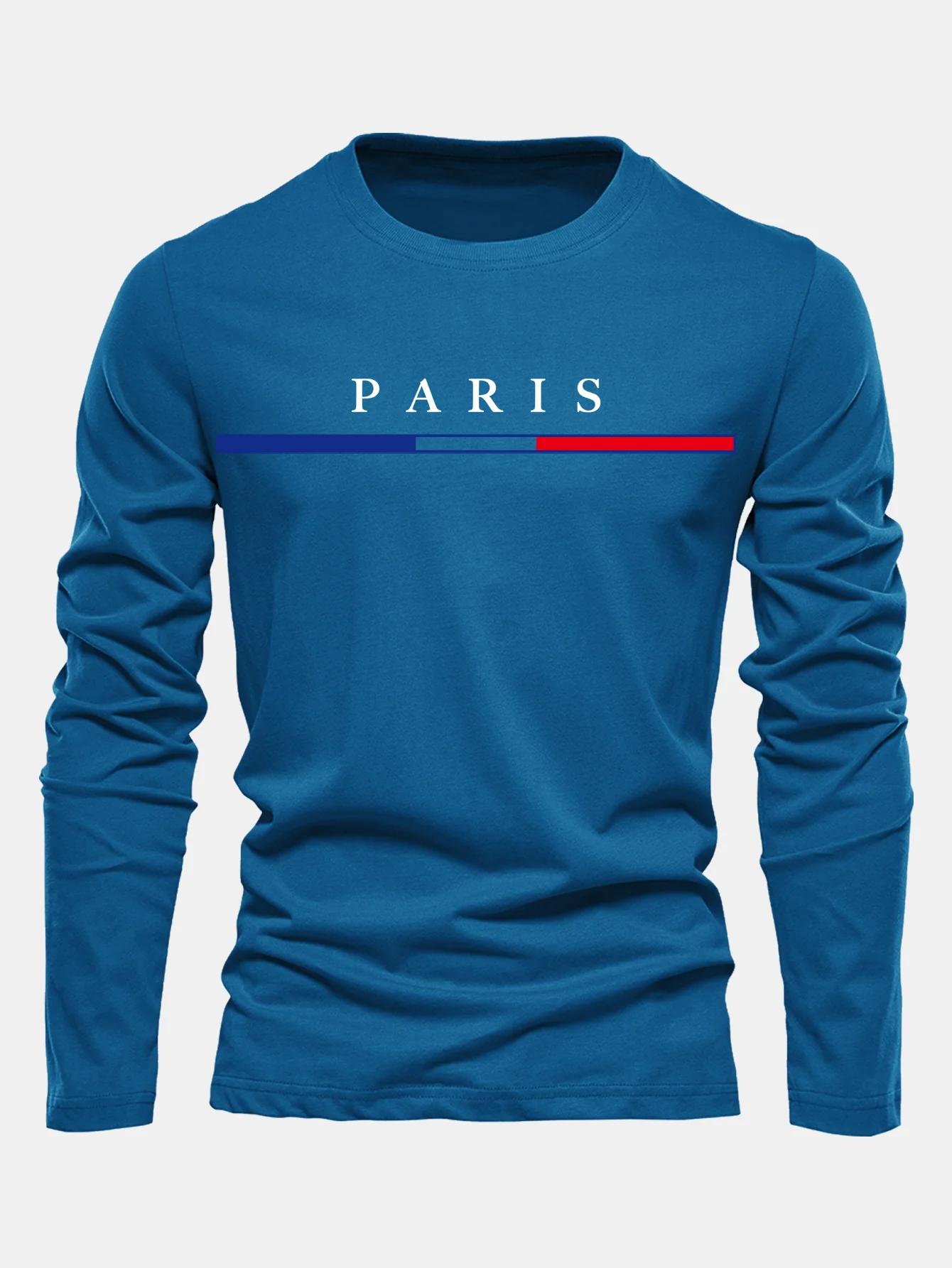 Langarm Paris Druck Baumwoll-T-Shirt - Image 7