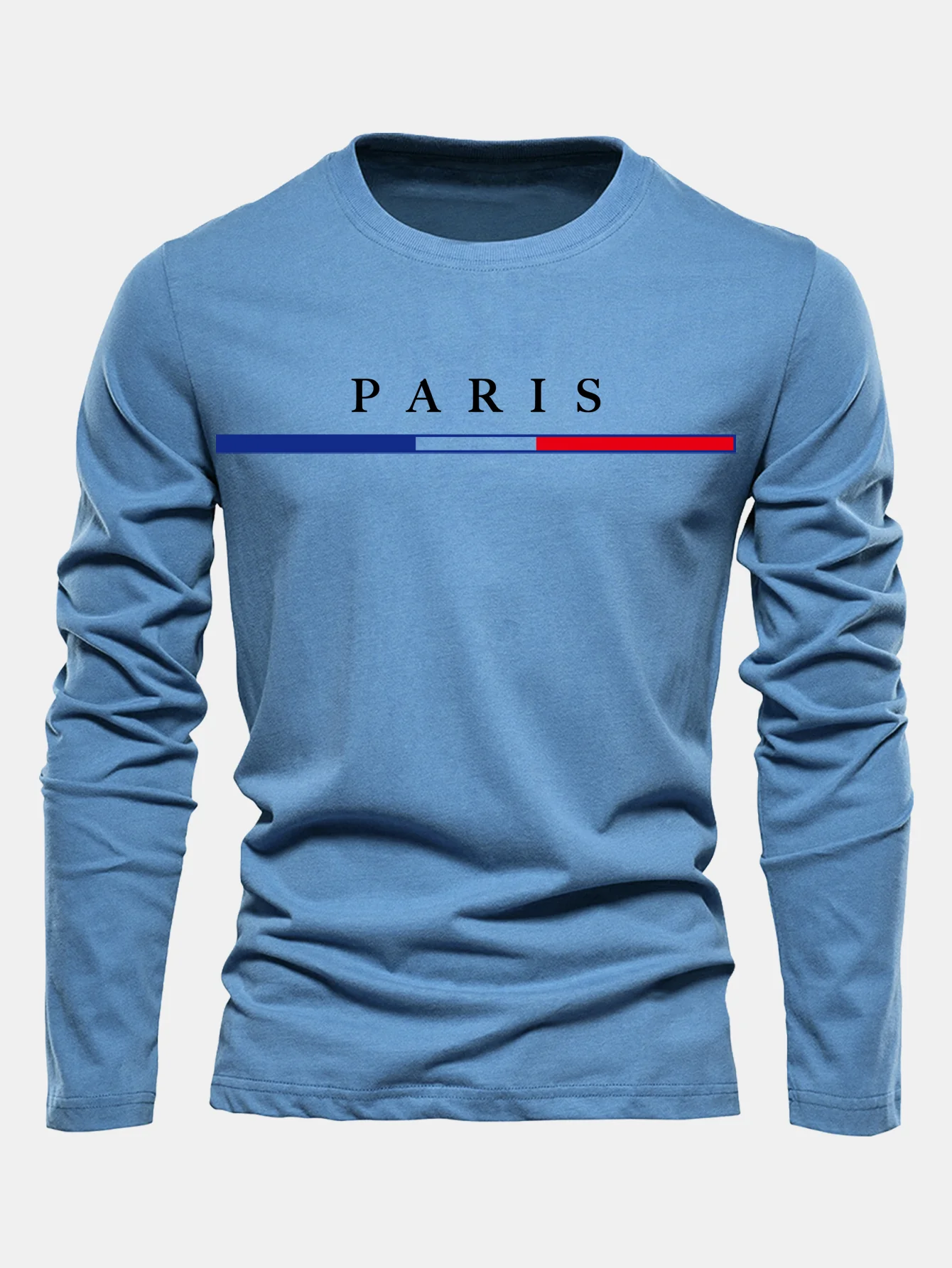Langarm Paris Druck Baumwoll-T-Shirt - Image 8
