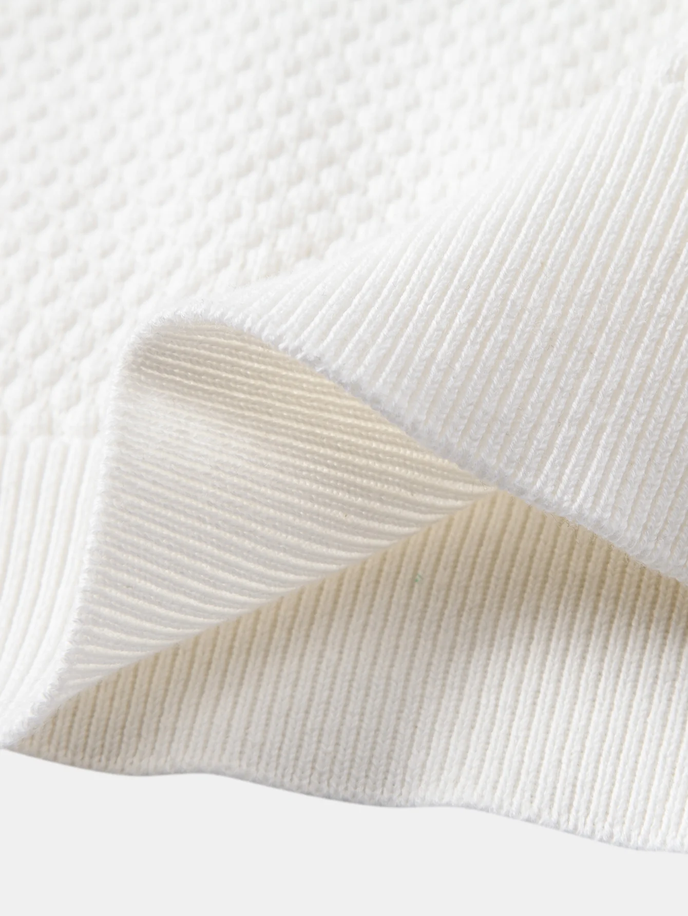 Langarm Poloshirts mit Ananasstruktur gestrickt - Image 12