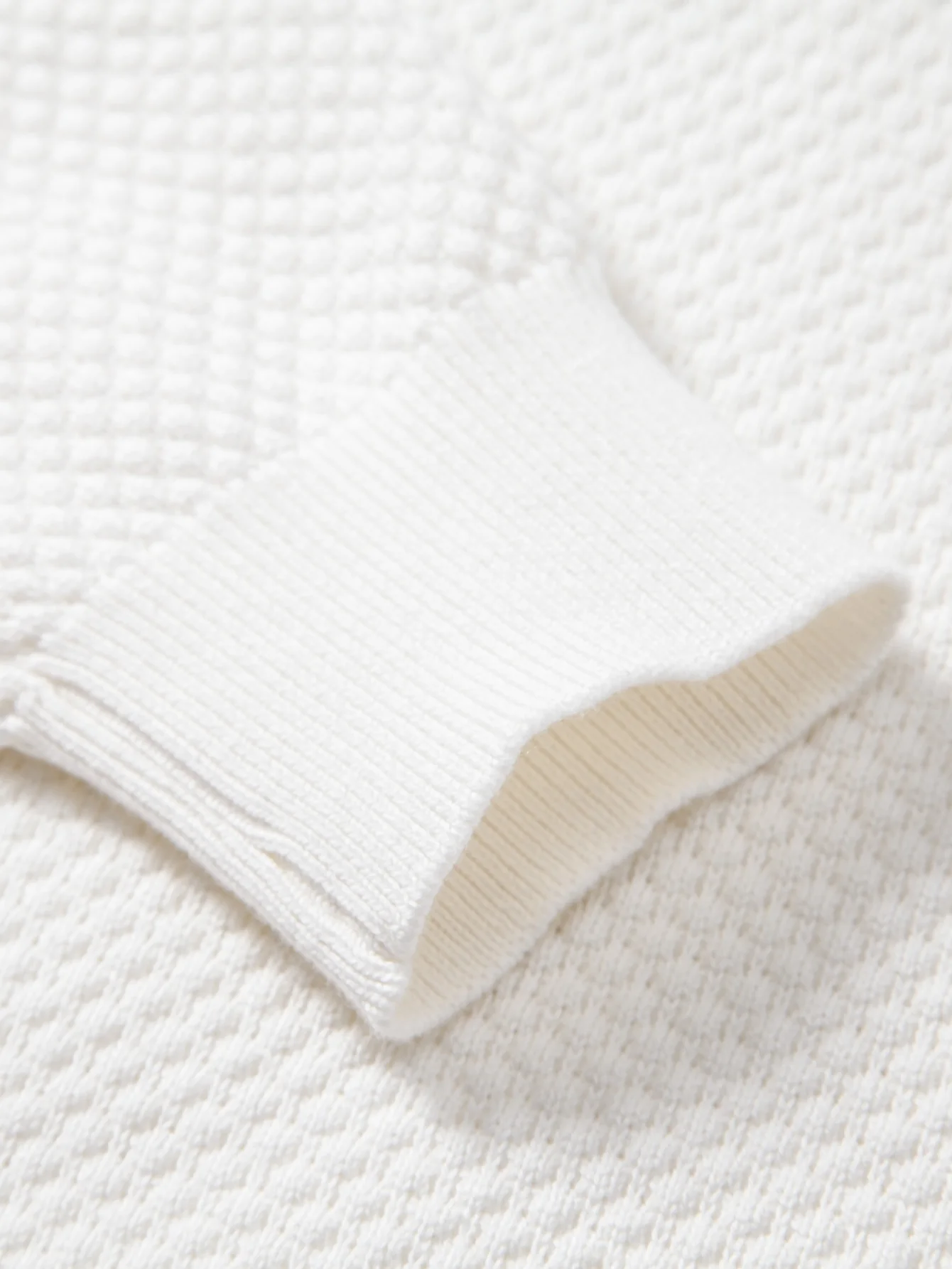 Langarm Poloshirts mit Ananasstruktur gestrickt - Image 14