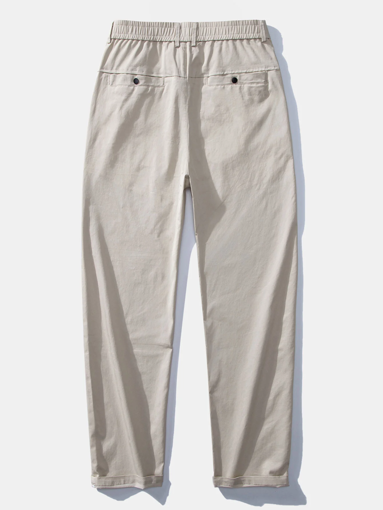 Elastische Taille Gerade Bein Hose - Image 2