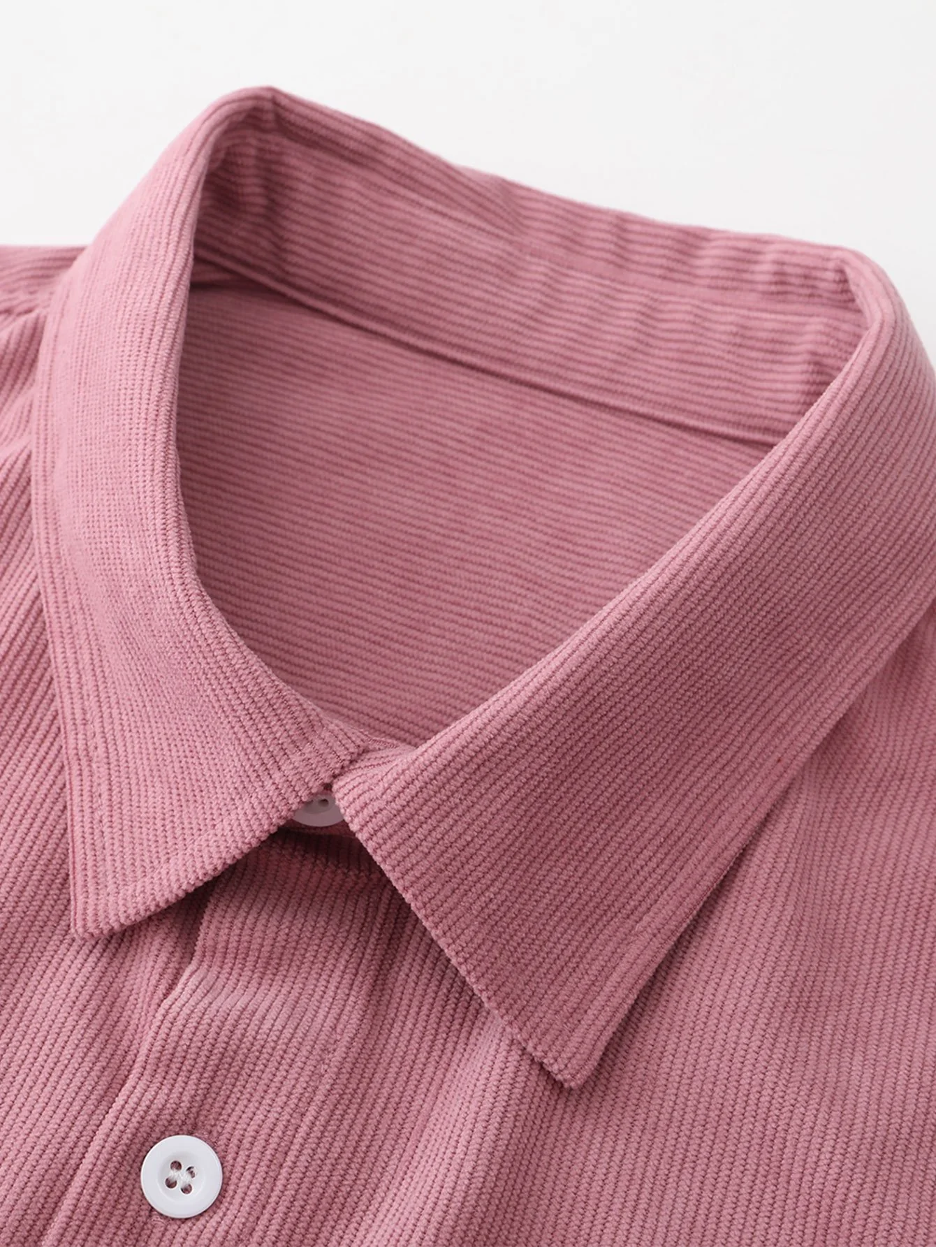 Kariertes Cord-Patchwork-Hemd - Image 7