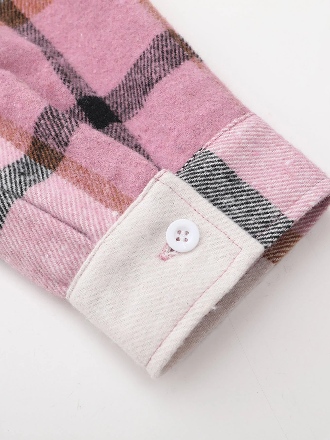 Kariertes Cord-Patchwork-Hemd - Image 9