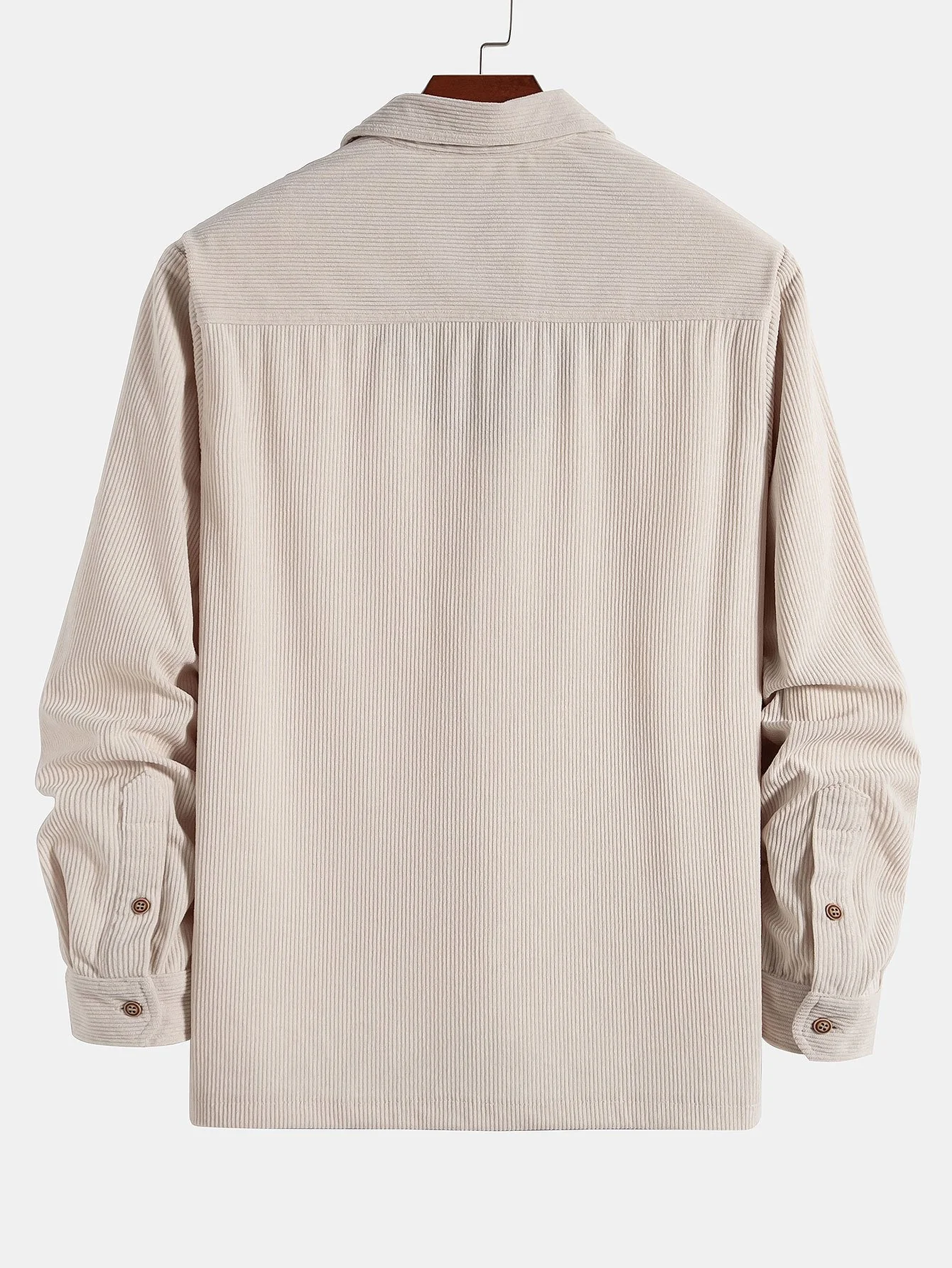Langarm-Polohemd aus Cord - Image 4