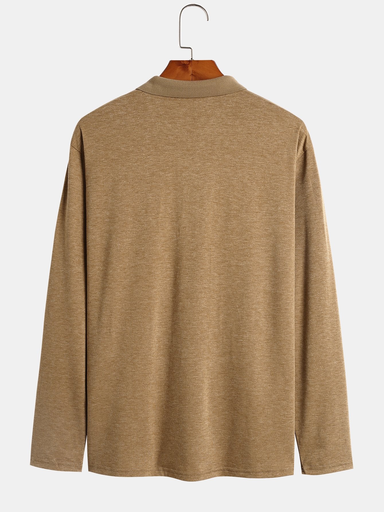 Langarm Poloshirt in normaler Passform - Image 8