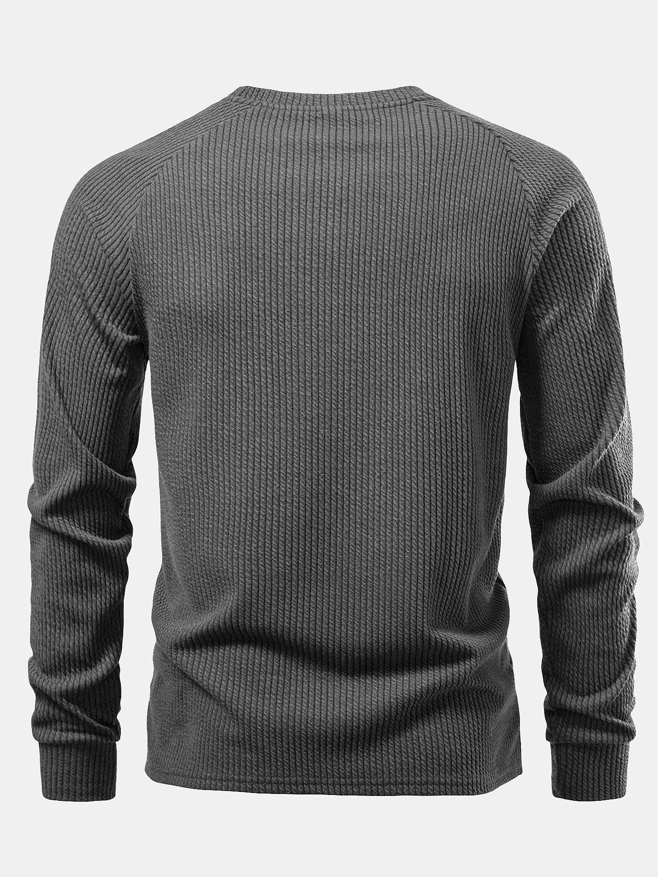 Langärmeliges geripptes T-Shirt - Image 10