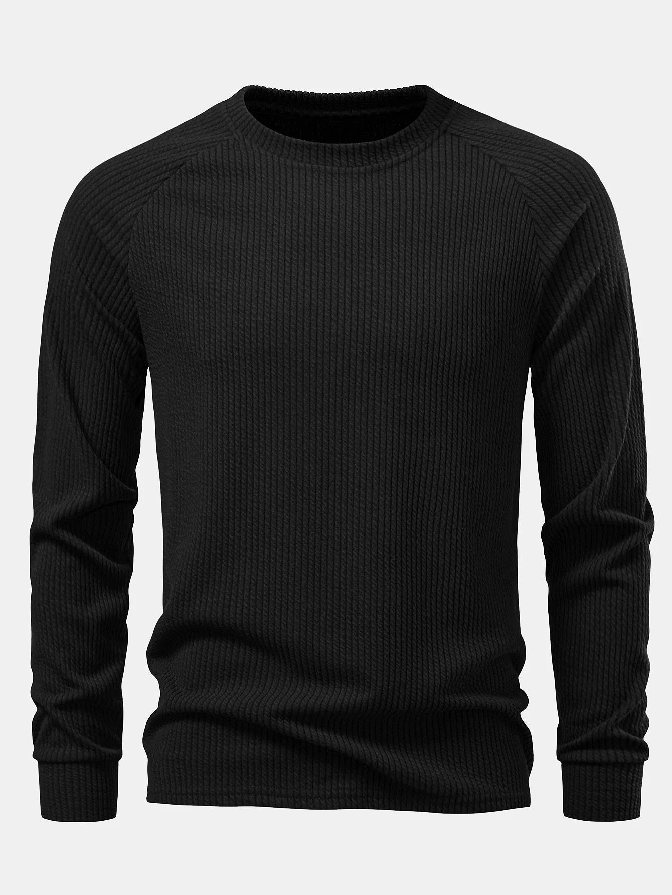 Langärmeliges geripptes T-Shirt - Image 3