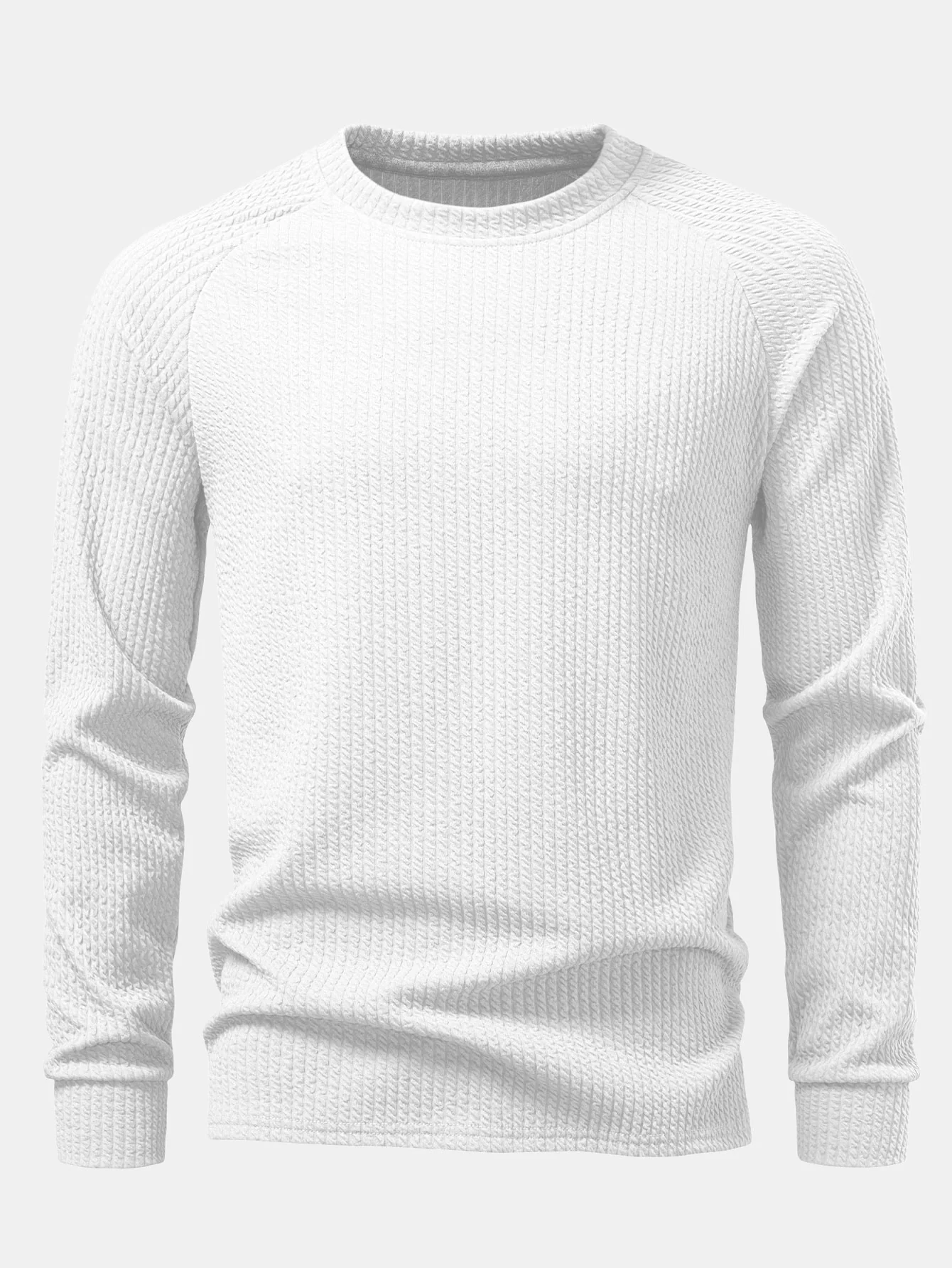 Langärmeliges geripptes T-Shirt - Image 5