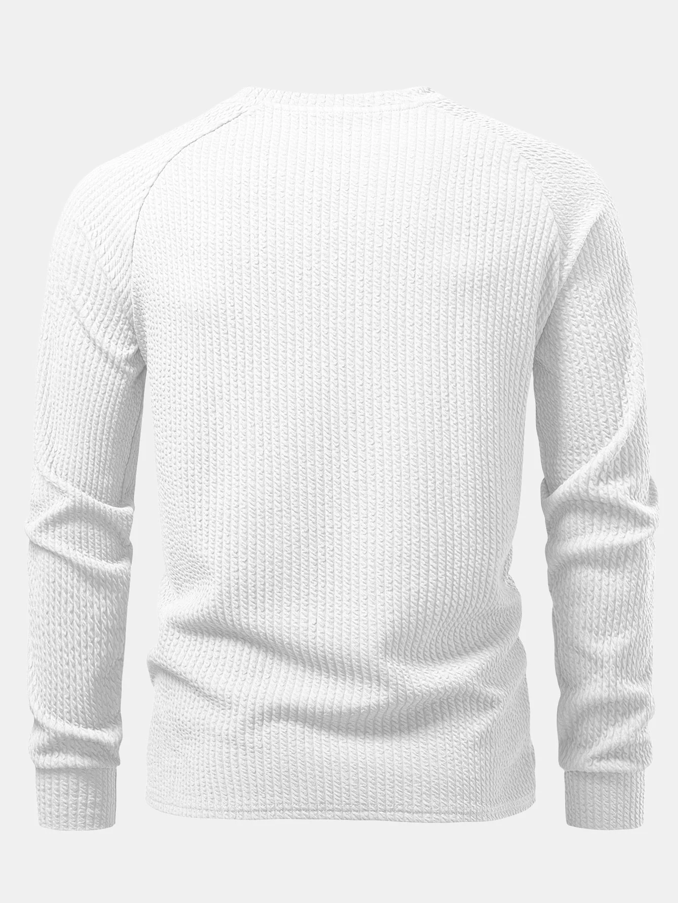 Langärmeliges geripptes T-Shirt - Image 6