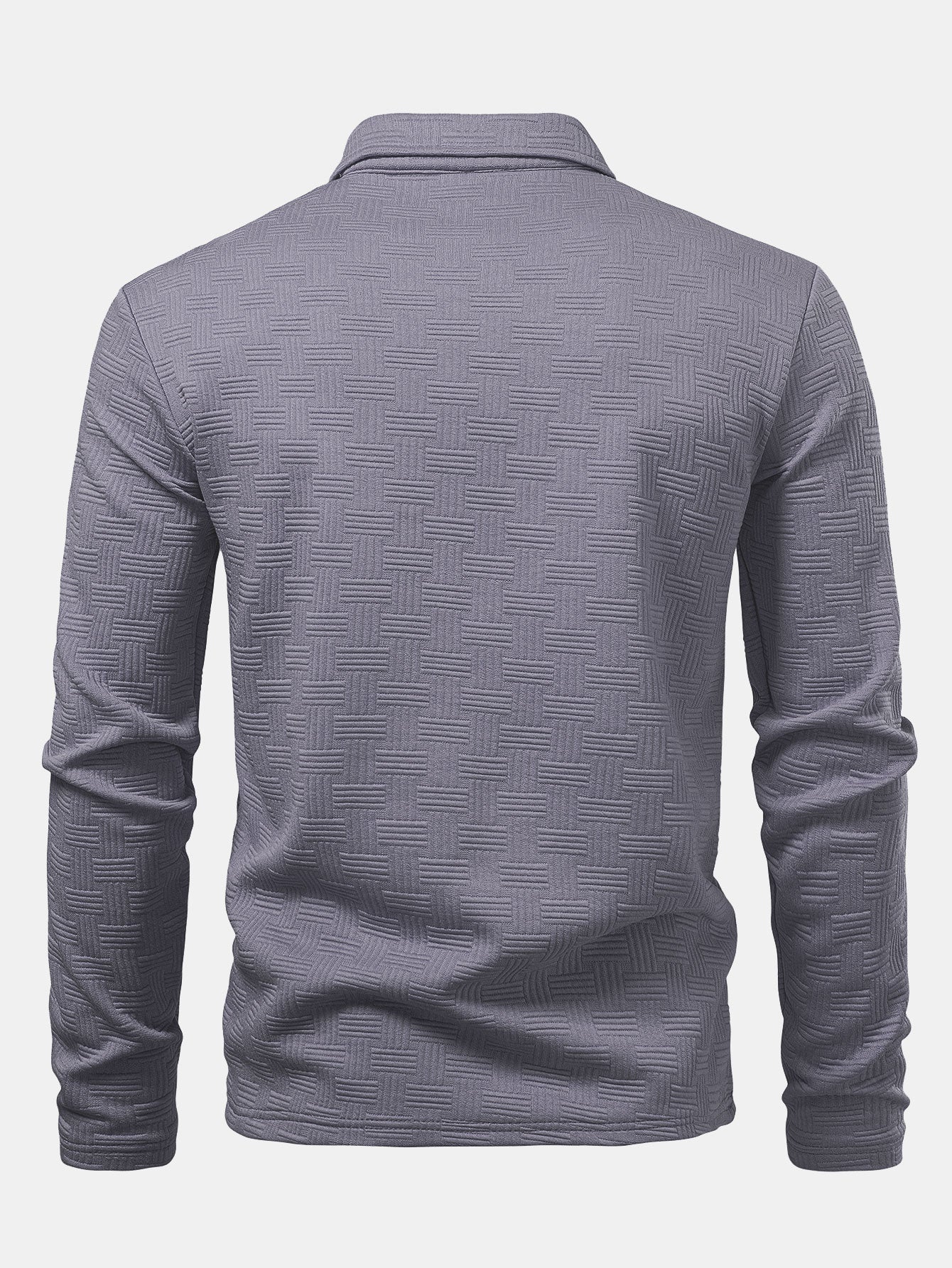 Langarm gestreiftes Poloshirts-Shirt - Image 10