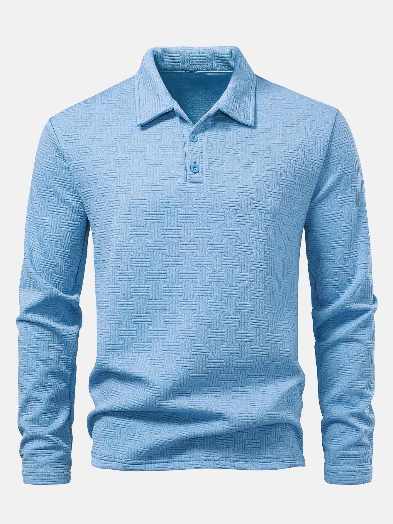 Langarm gestreiftes Poloshirts-Shirt - Image 11