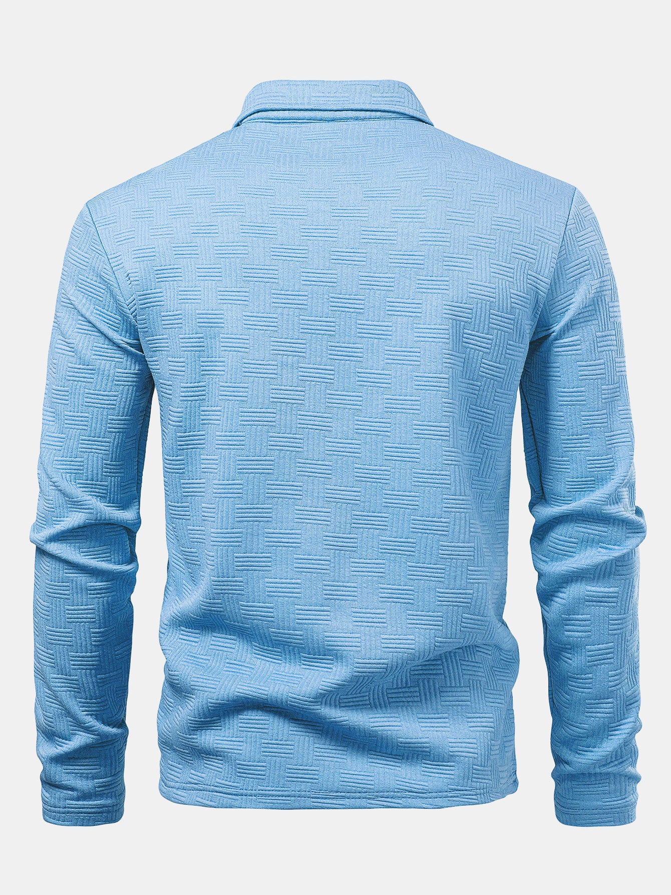 Langarm gestreiftes Poloshirts-Shirt - Image 12