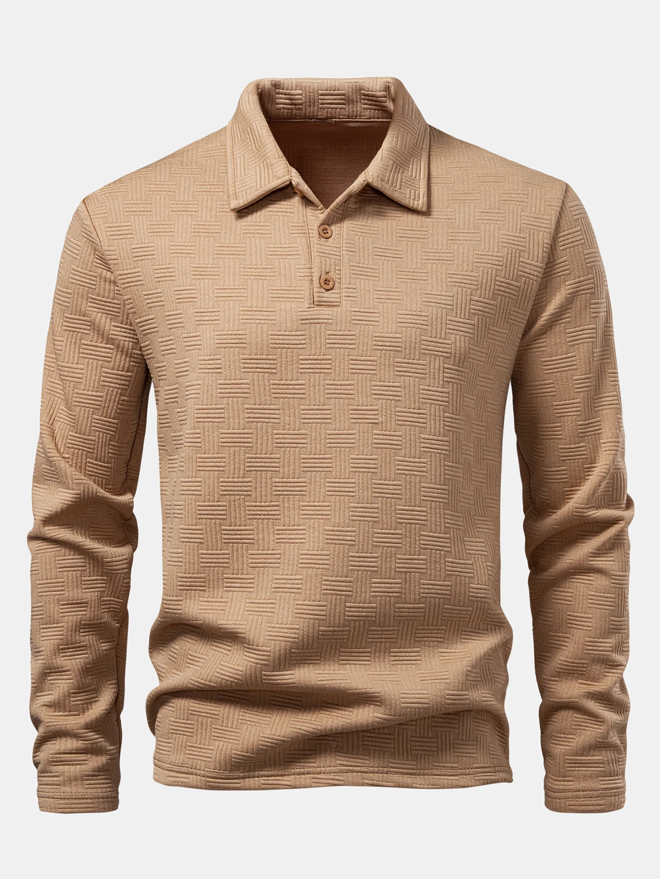 Langarm gestreiftes Poloshirts-Shirt - Image 5