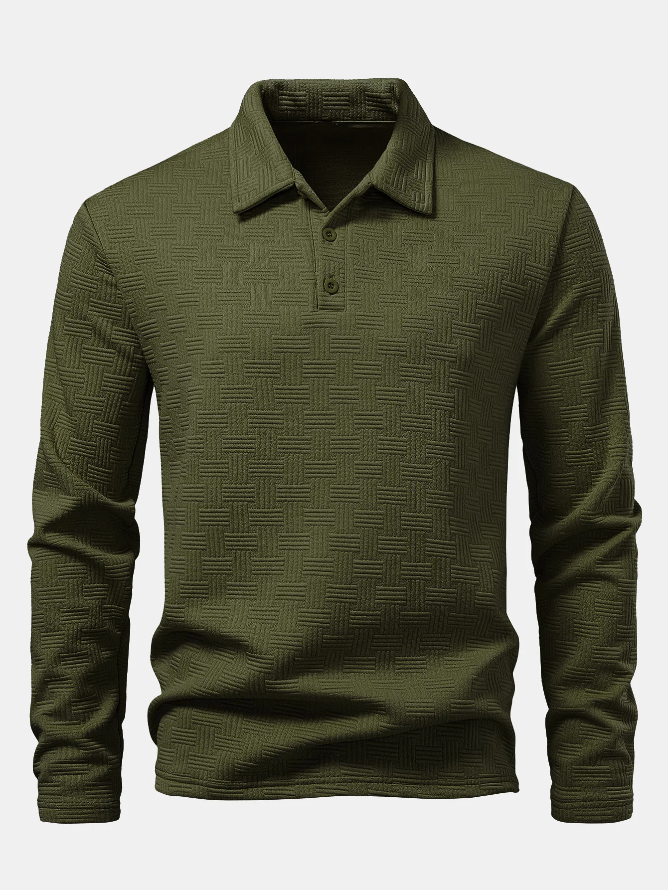 Langarm gestreiftes Poloshirts-Shirt - Image 7