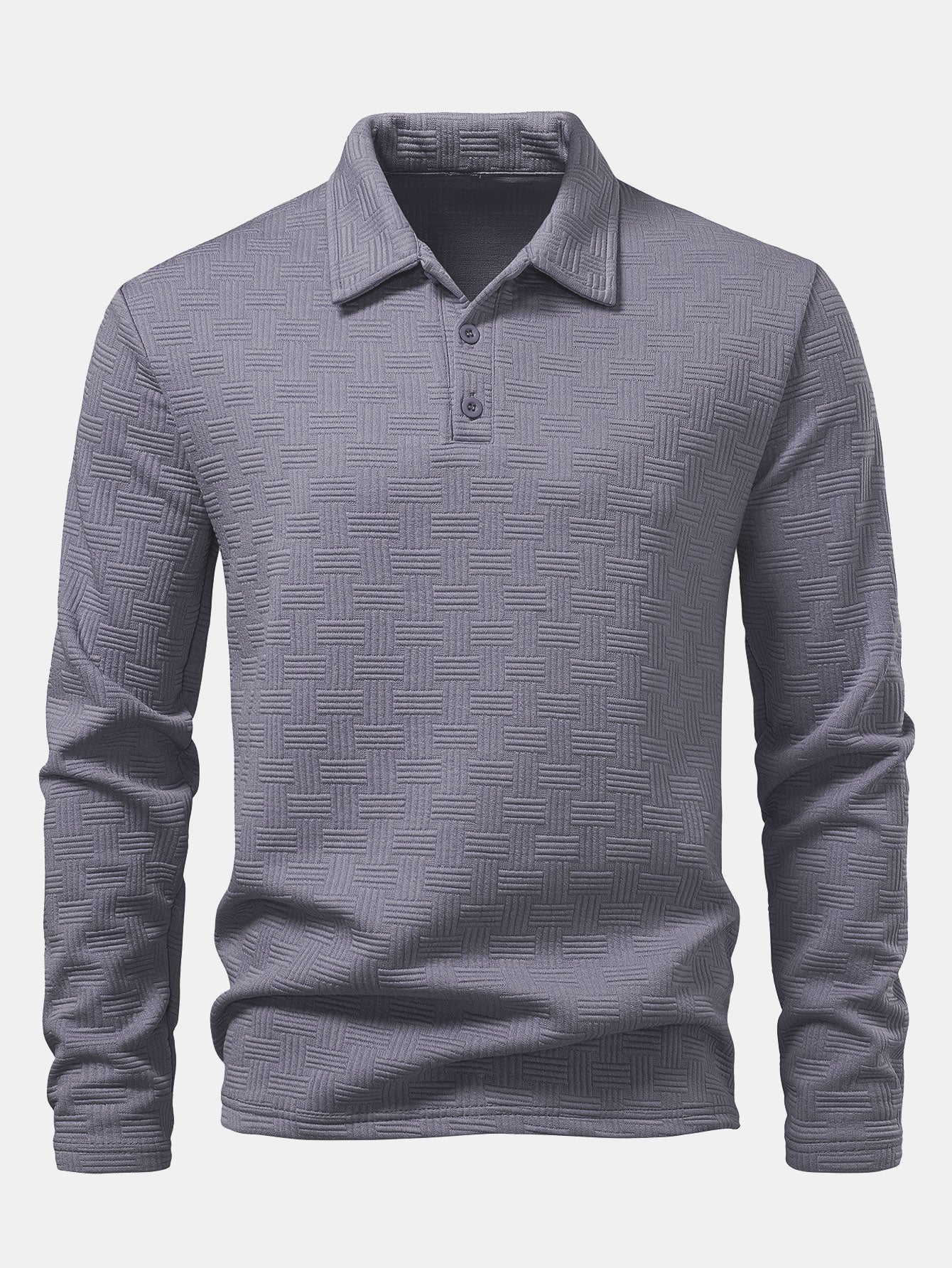 Langarm gestreiftes Poloshirts-Shirt - Image 9