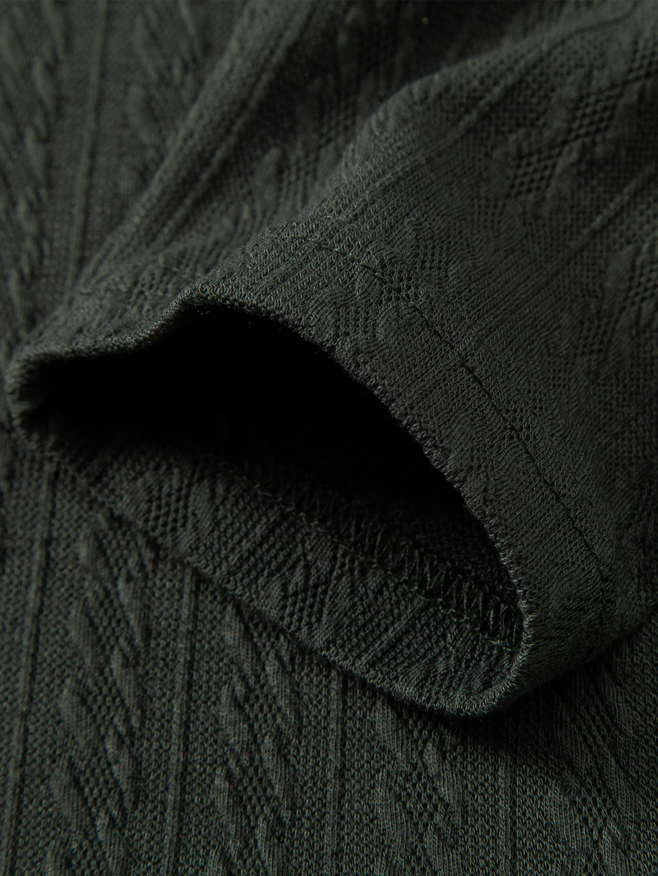 Langarm Twist Jacquard Poloshirts Shirt - Image 19