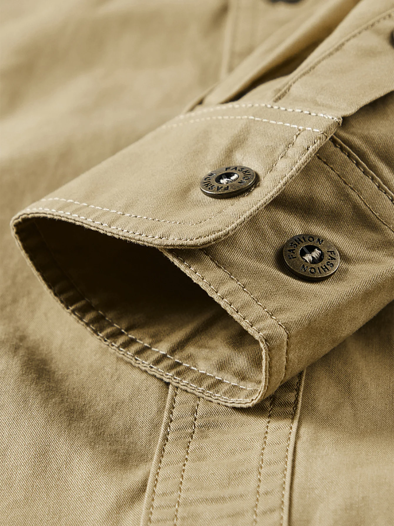 Langarm-Arbeitshemd mit Taschen - Image 13