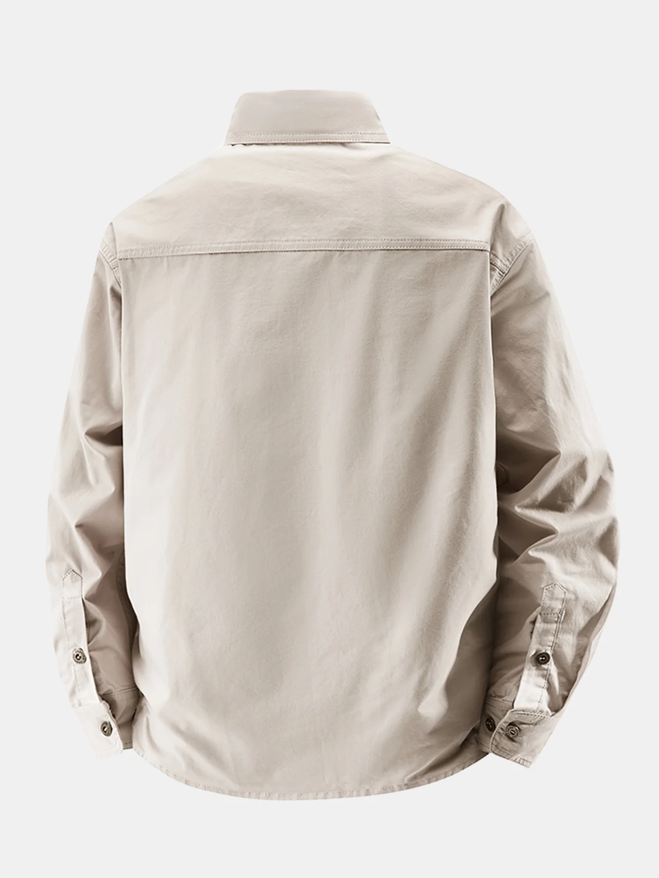 Langarm-Arbeitshemd mit Taschen - Image 8