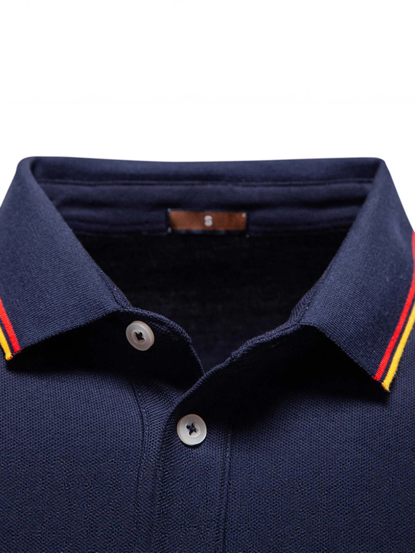Langärmliges Poloshirts mit Kontrastfarben - Image 13