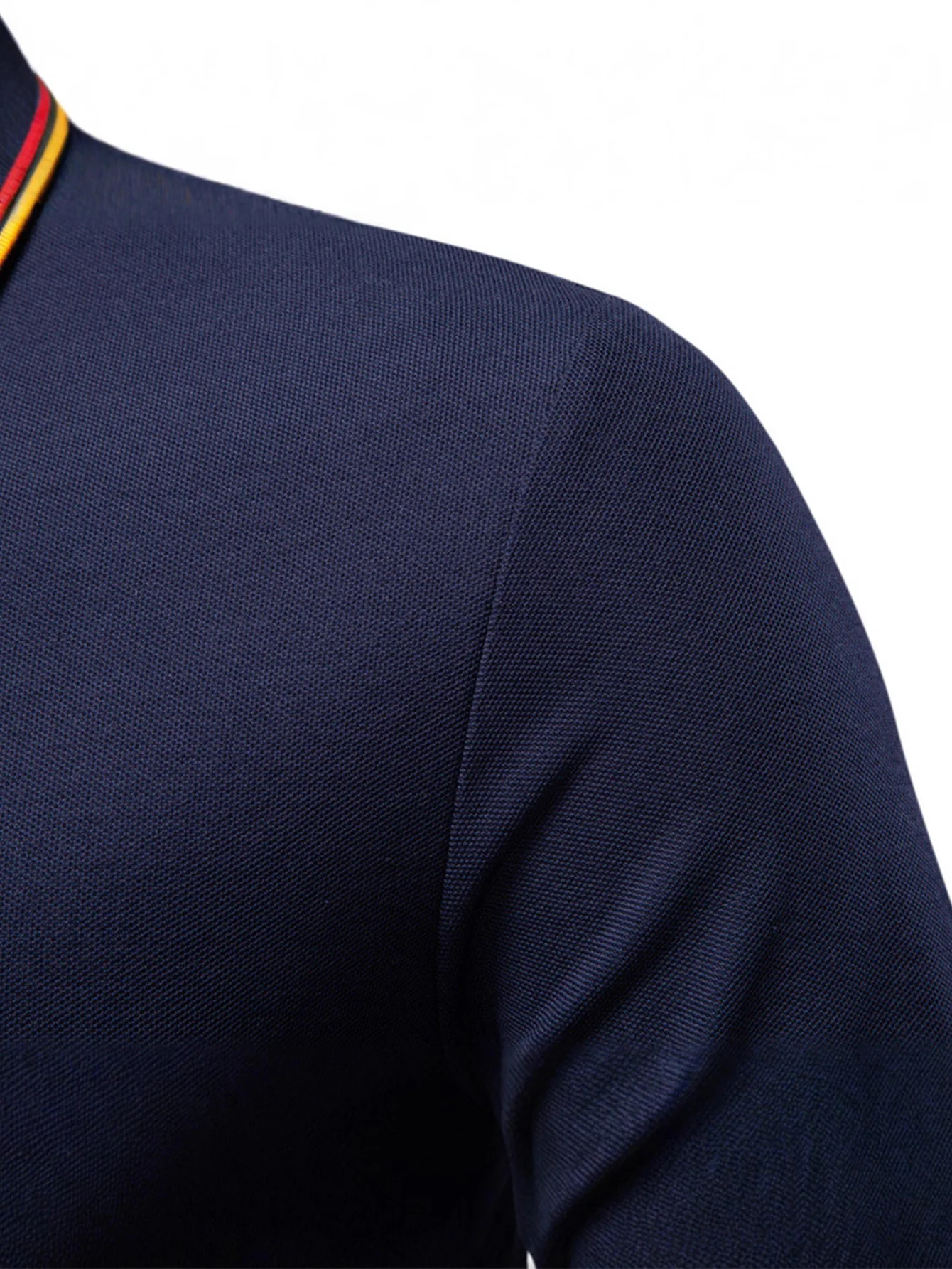 Langärmliges Poloshirts mit Kontrastfarben - Image 14