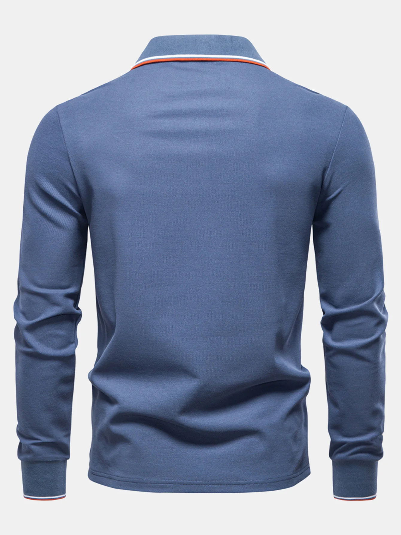 Langärmliges Poloshirts mit Kontrastfarben - Image 2