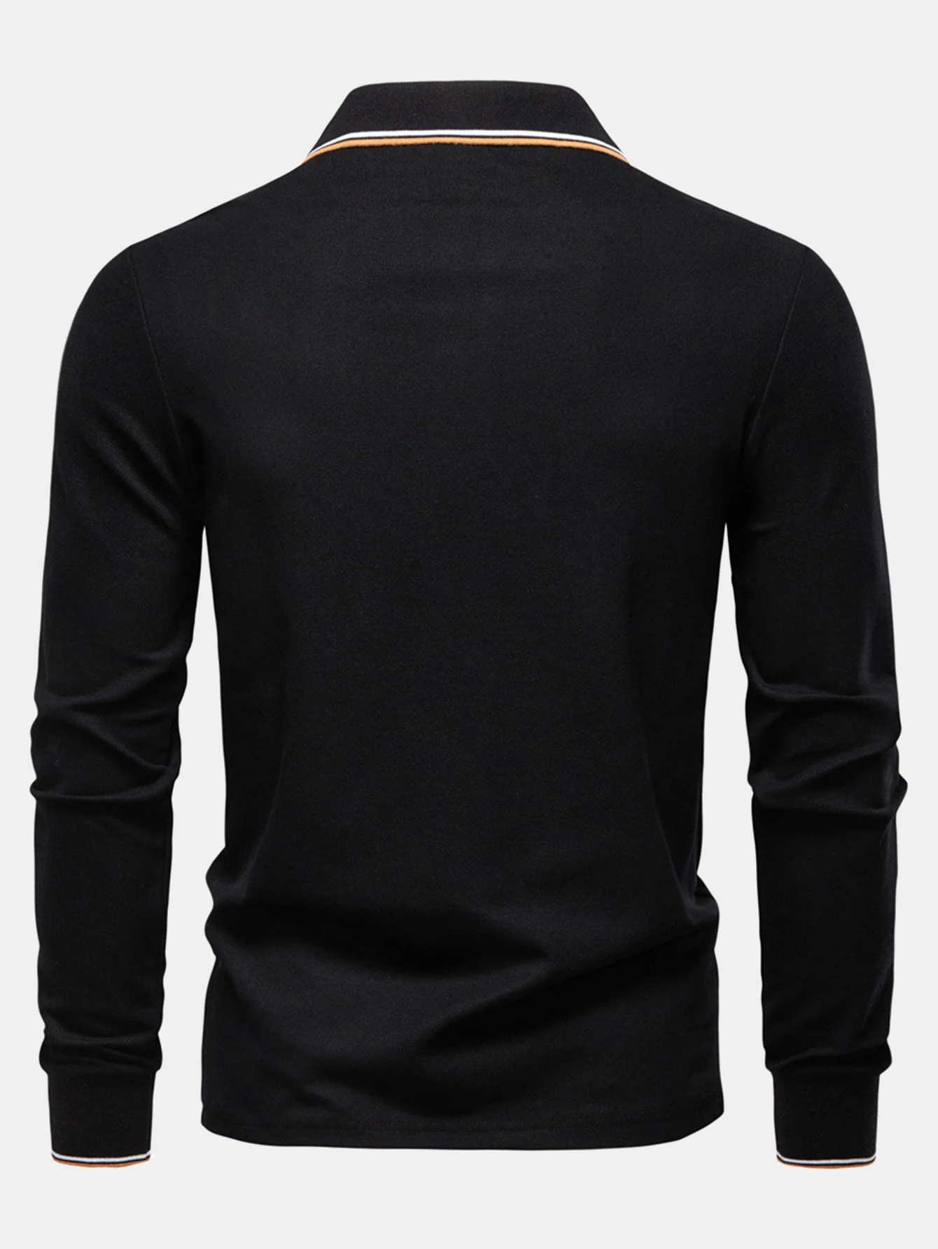 Langärmliges Poloshirts mit Kontrastfarben - Image 8