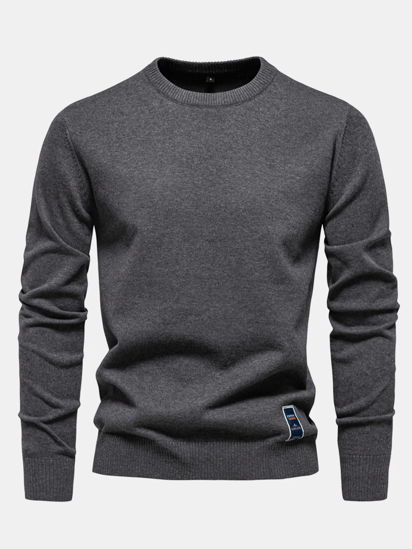 Pullover mit Rundhalsausschnitt und langen Ärmeln - Image 6