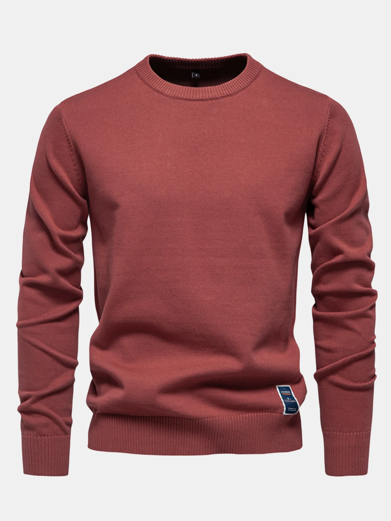 Pullover mit Rundhalsausschnitt und langen Ärmeln - Image 8