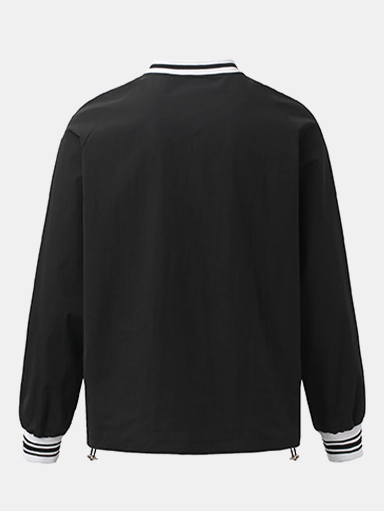 Langärmliges Sweatshirt mit Nummernprint und V-Ausschnitt - Image 2