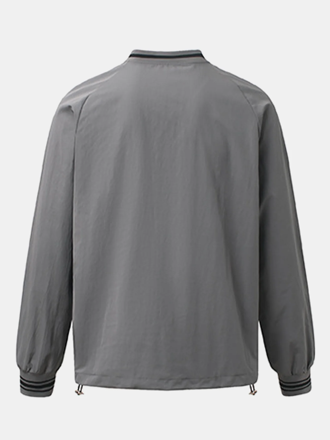 Langärmliges Sweatshirt mit Nummernprint und V-Ausschnitt - Image 4