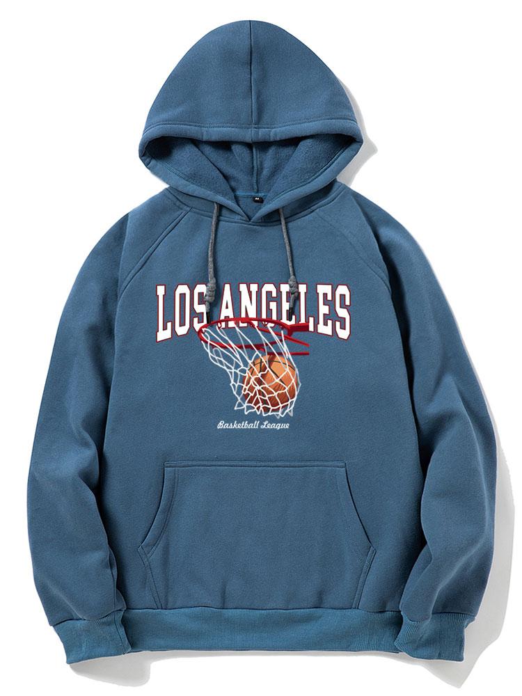Los Angeles Basketball Druck Hoodie - Image 9