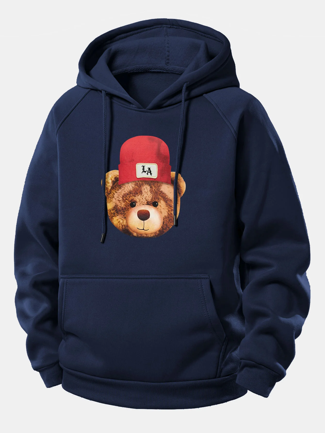 Los Angeles Bären Druck Kordelzug Kapuzenpullover - Image 12