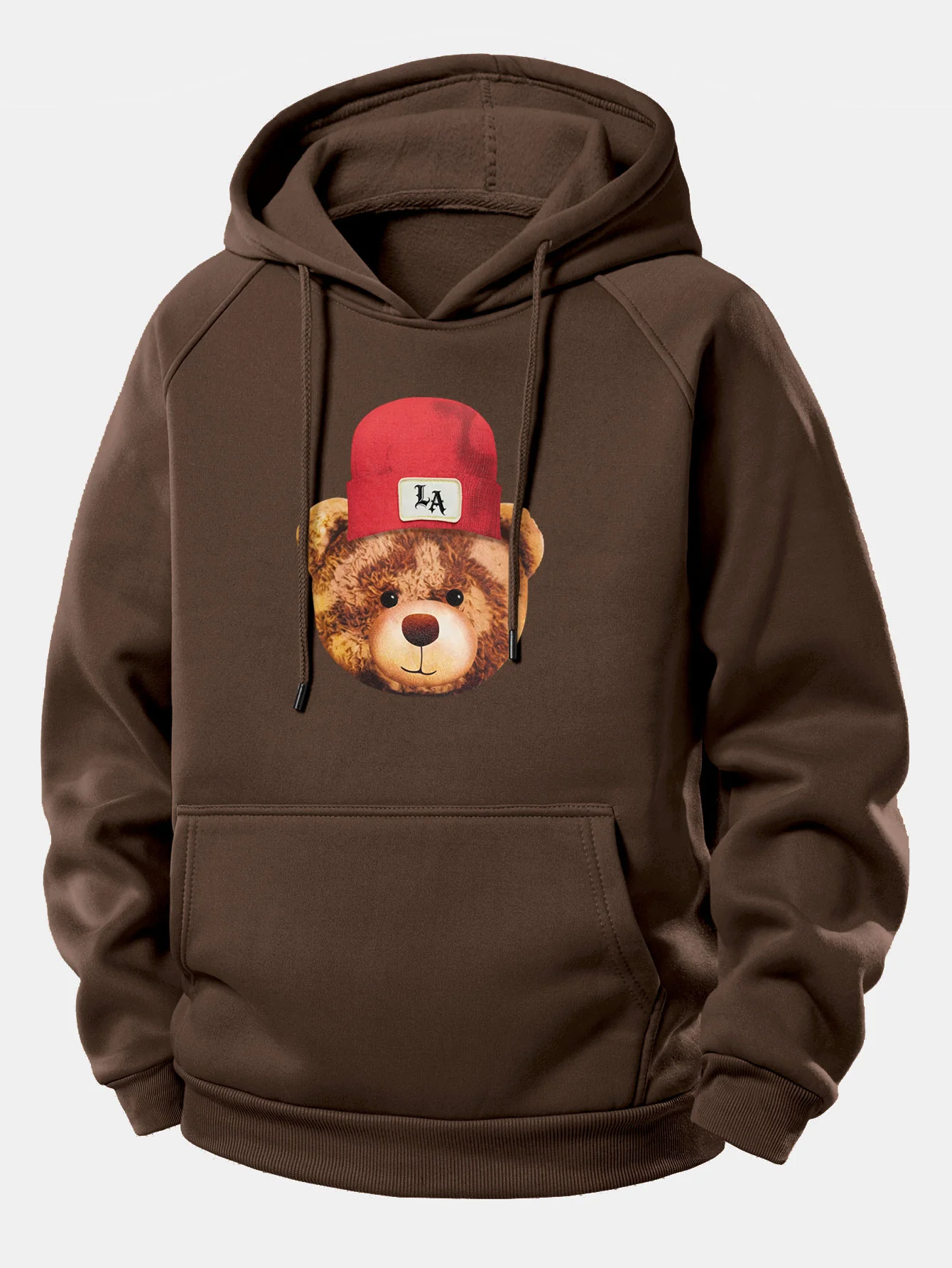 Los Angeles Bären Druck Kordelzug Kapuzenpullover - Image 3
