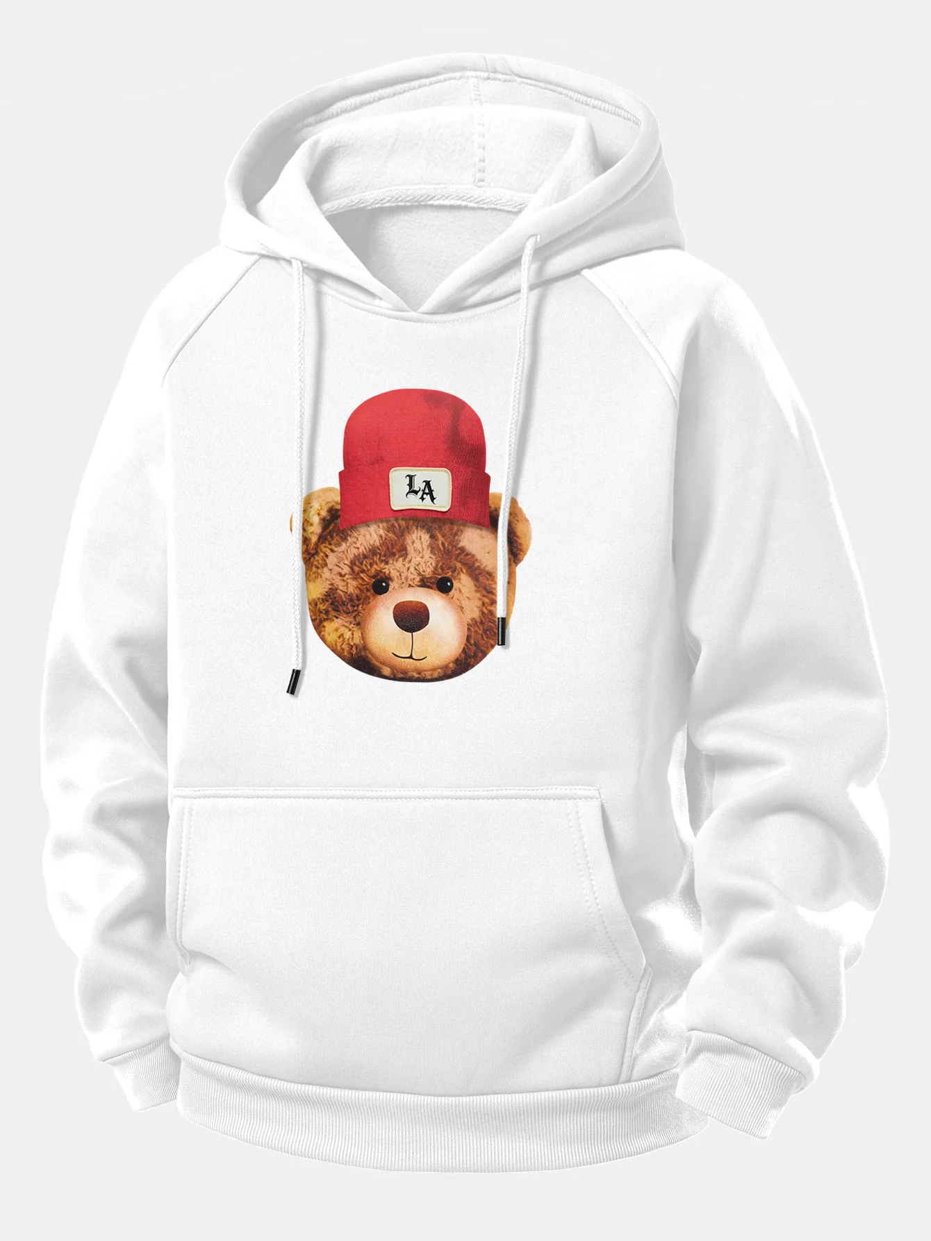 Los Angeles Bären Druck Kordelzug Kapuzenpullover - Image 5