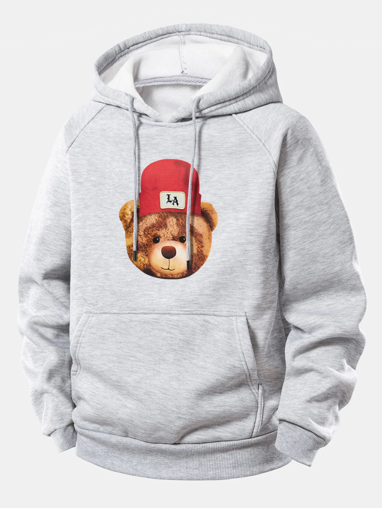 Los Angeles Bären Druck Kordelzug Kapuzenpullover - Image 6