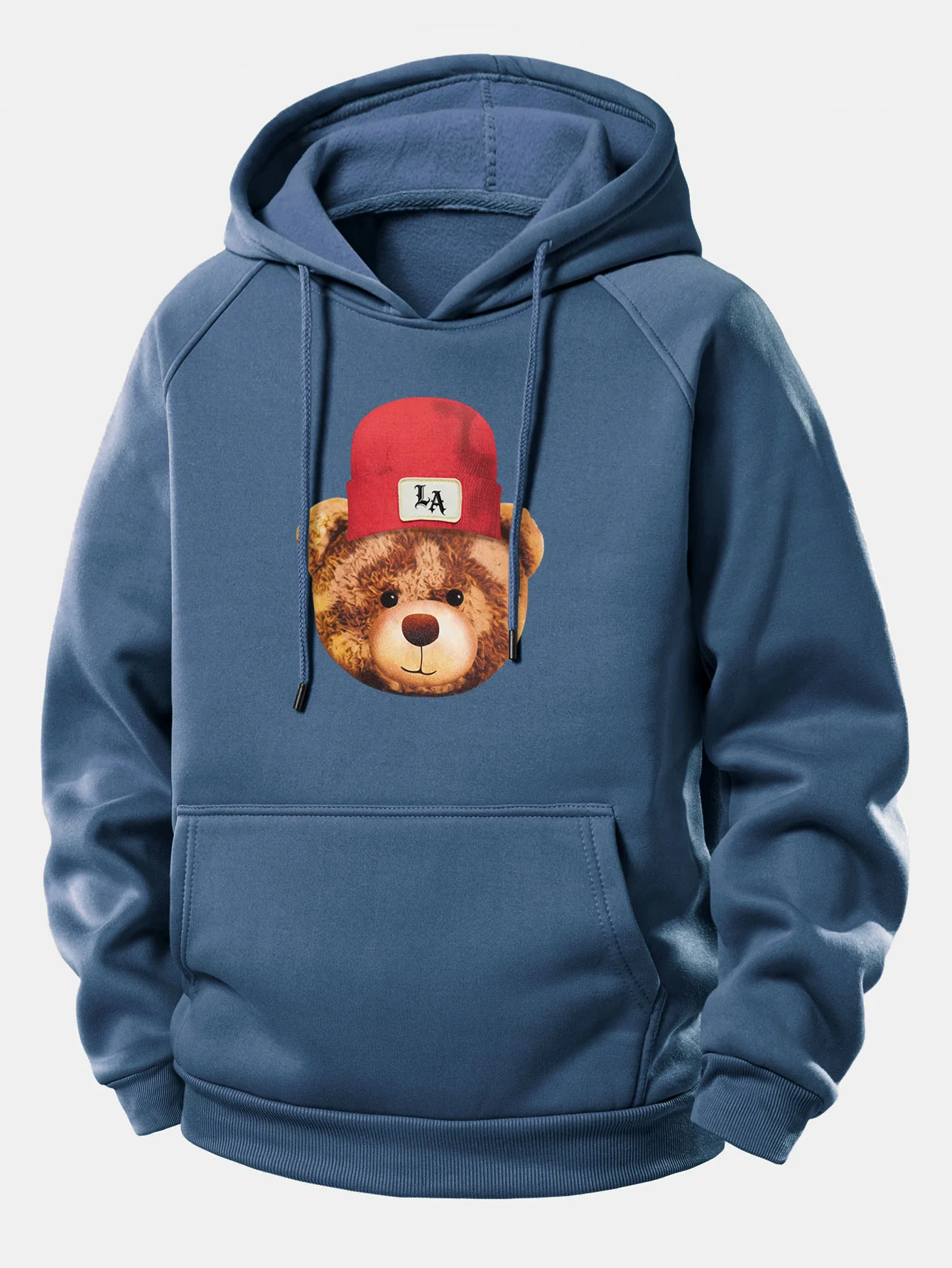Los Angeles Bären Druck Kordelzug Kapuzenpullover - Image 9