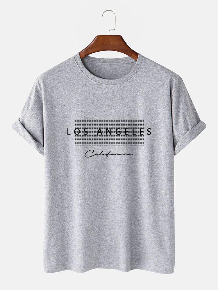 Los Angeles Karomuster T-Shirt - Image 3