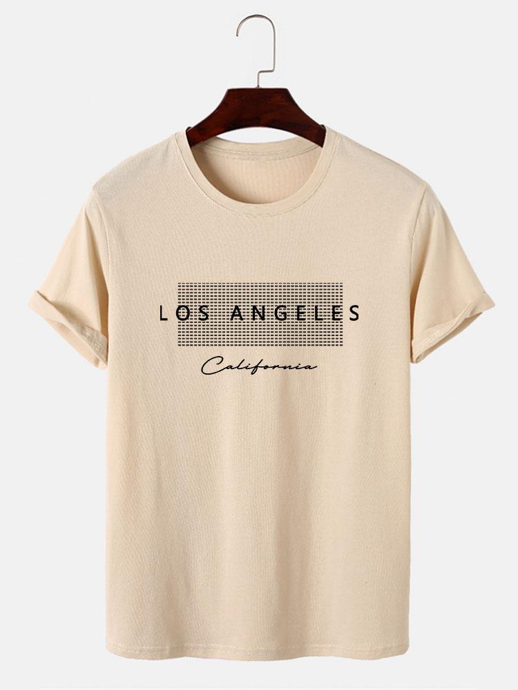 Los Angeles Karomuster T-Shirt - Image 4