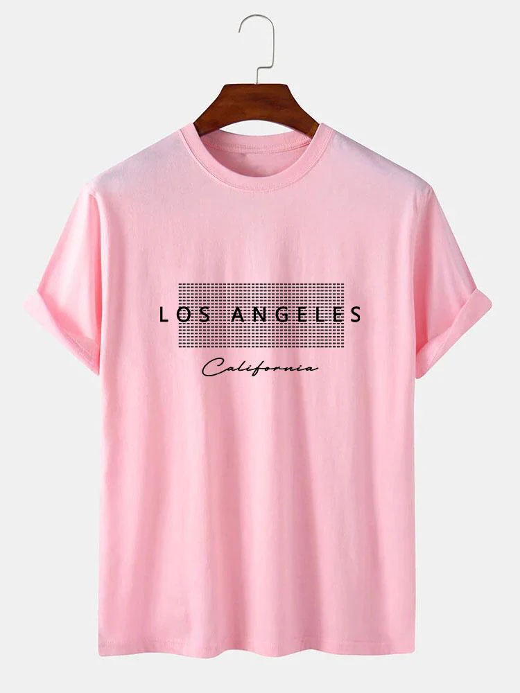 Los Angeles Karomuster T-Shirt - Image 7