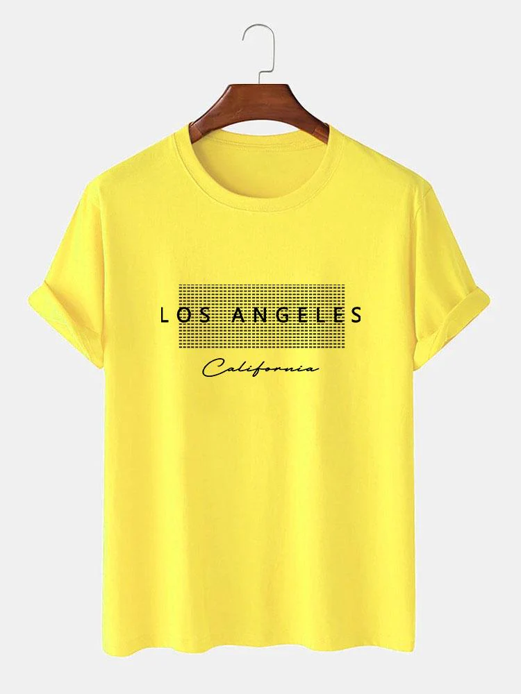 Los Angeles Karomuster T-Shirt - Image 8