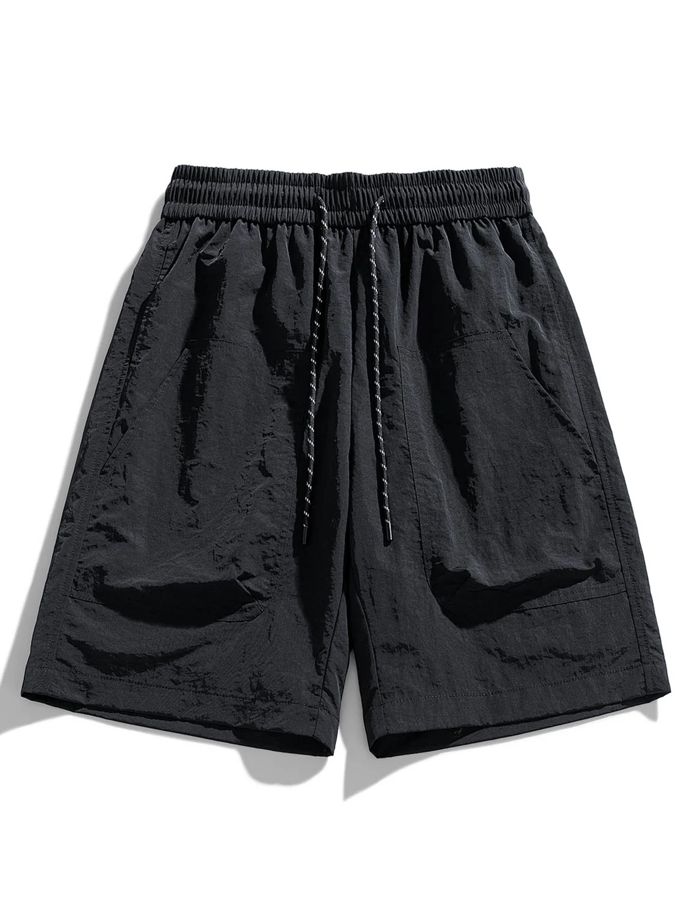 Los Angeles Illustration Bären Druck Drop Shoulder Oversize T-Shirt & Patch Pocket Drawstring Shorts - Image 13