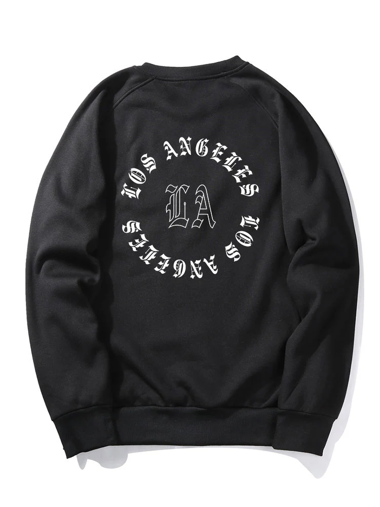 Los Angeles Brief Rückendruck Sweatshirt