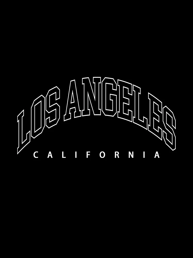 Los Angeles Brief Grafik Kapuzenpullover - Image 2