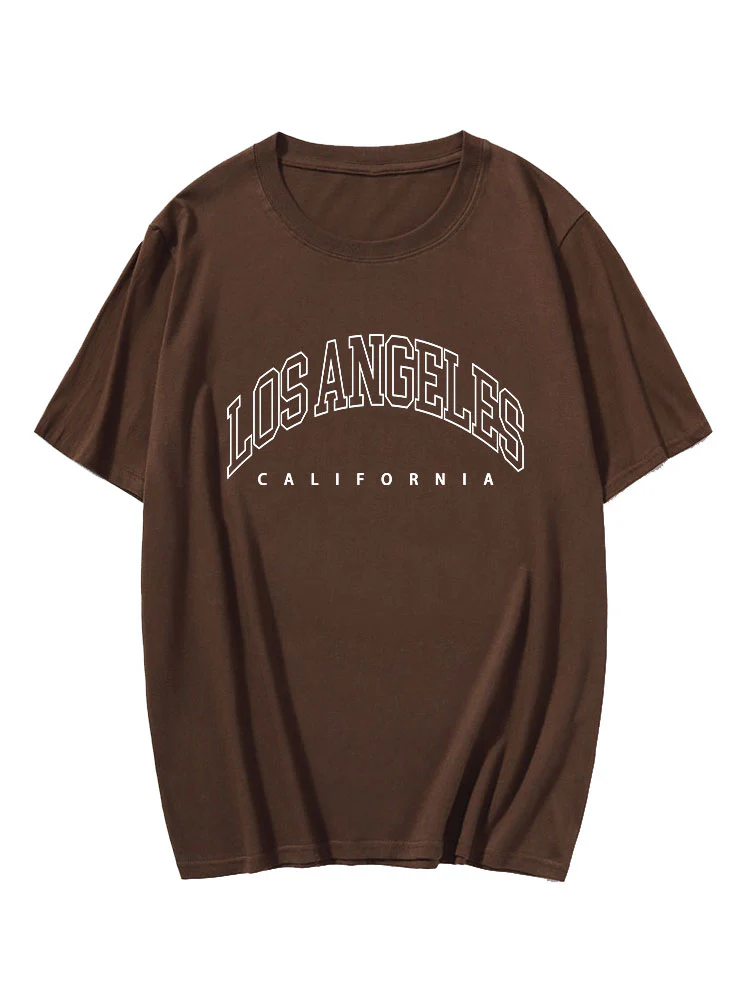 Los Angeles Buchstaben Druck T-Shirt - Image 2